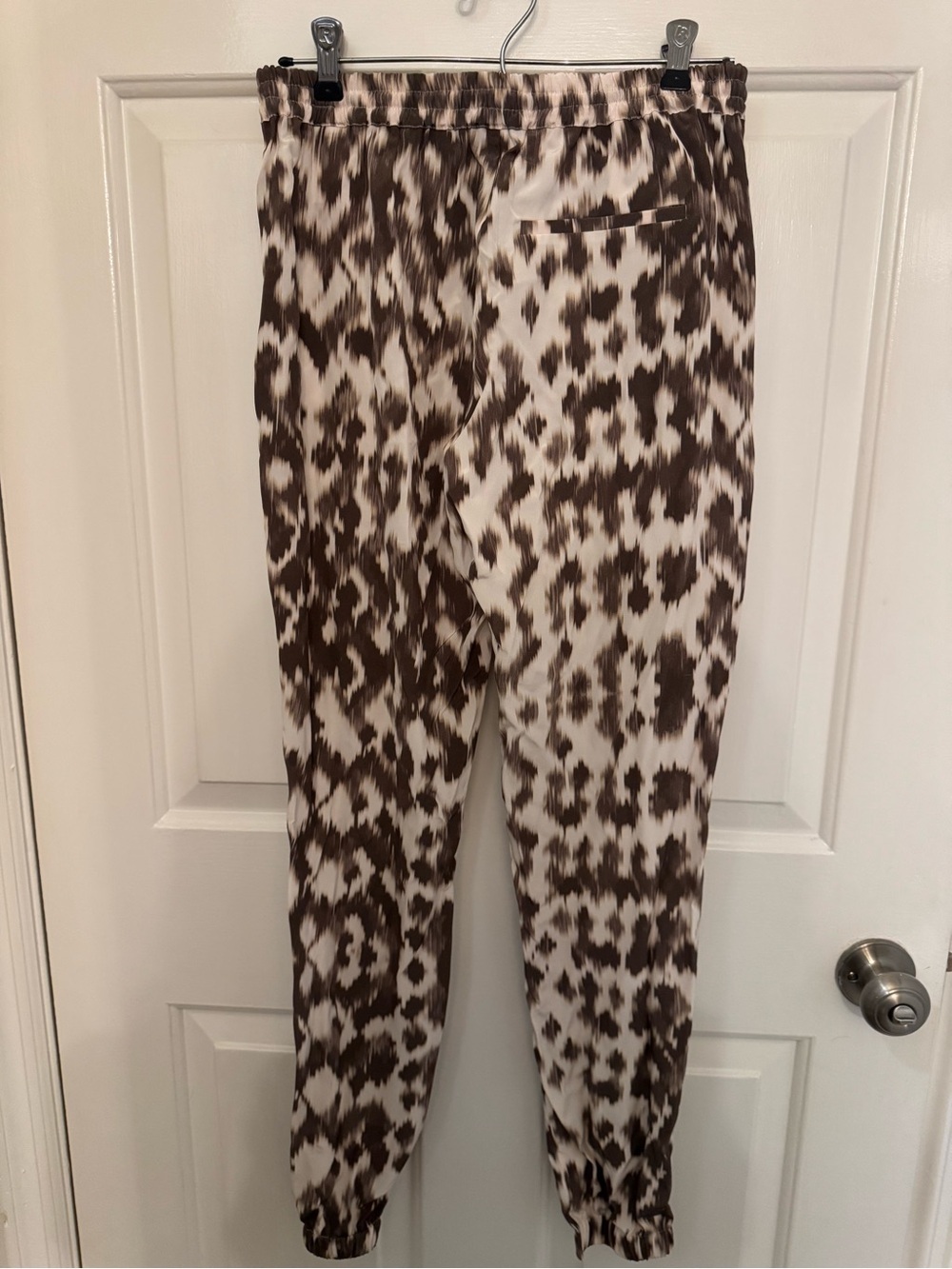 Vince Abstract Brown & Beige Joggers - Picture 3 of 4